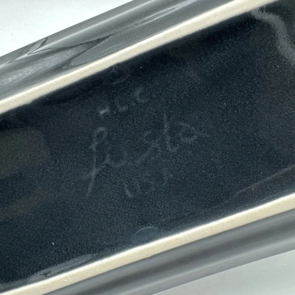 NEW  slate gray FIESTA WARE utility relish corn on the cob TRAY